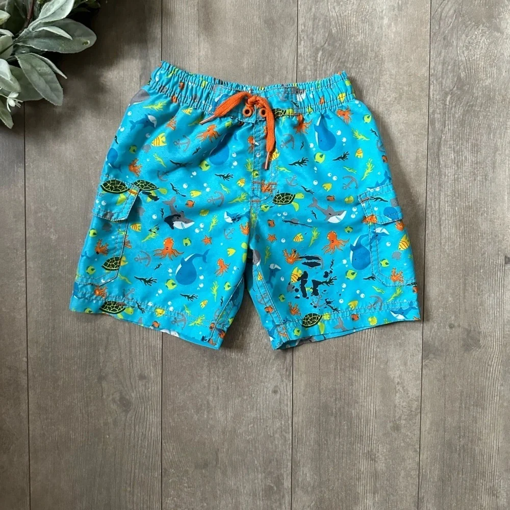 Mountain Warehouse Toddler Boy’s Ocean Adventure Blue Vibrant Swim Trunks